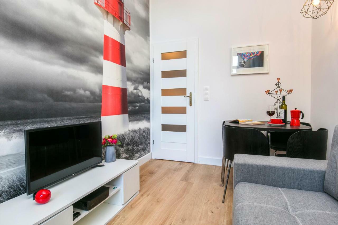 Berg Apartament Red Obok Starego Miasta Gdańsk Eksteriør bilde
