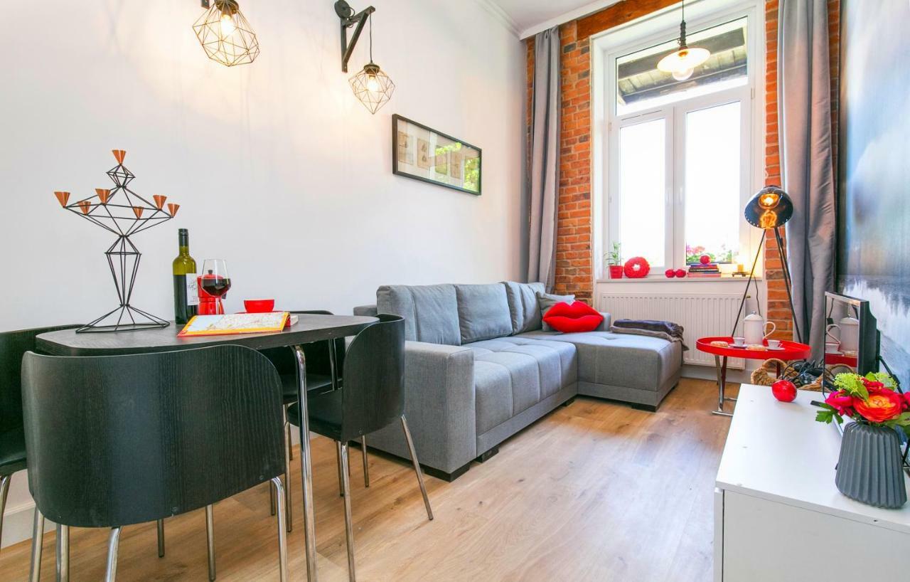 Berg Apartament Red Obok Starego Miasta Gdańsk Eksteriør bilde