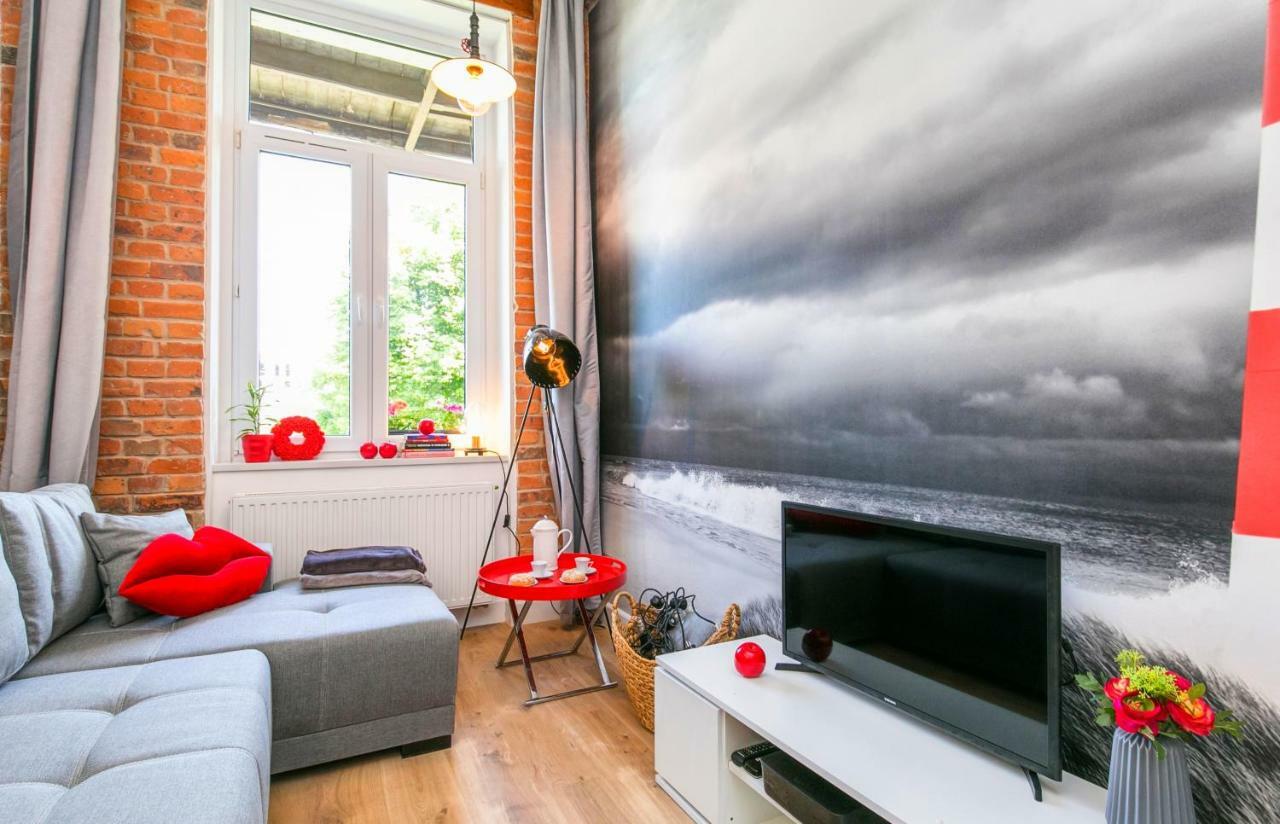Berg Apartament Red Obok Starego Miasta Gdańsk Eksteriør bilde
