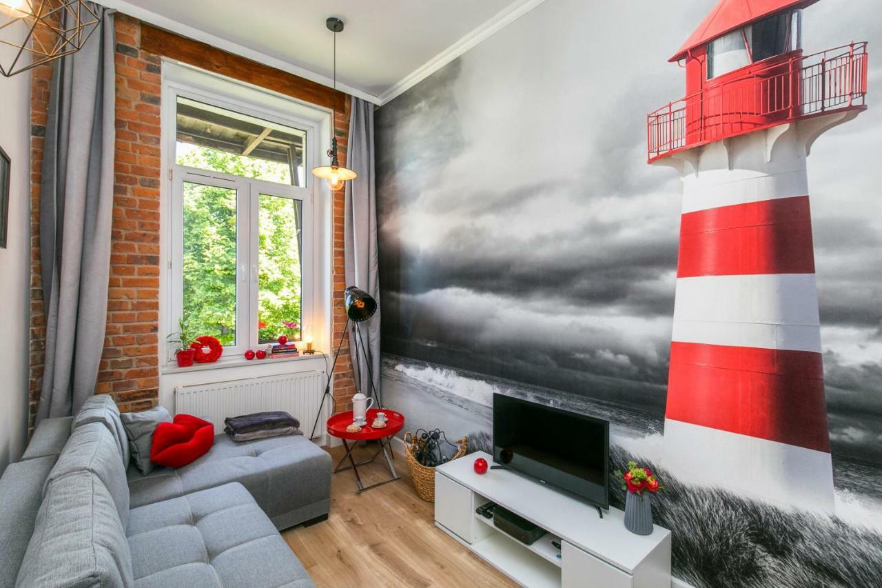 Berg Apartament Red Obok Starego Miasta Gdańsk Eksteriør bilde